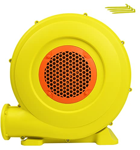 UISEBRT Pompa ad aria elettrica gonfiabile, soffiatore d'aria con grande fondo e apertura dell'aria, ventilatore portatile, soffiatore permanente per giocattoli gonfiabili