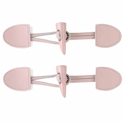 GIVBRO 2 x Knebelknöpfe für Horn, Lederknopf, Ersatzzubehör für Zuhause, Nähen, Rosa