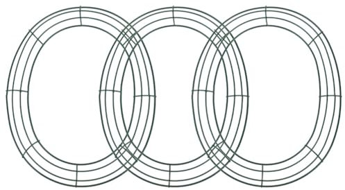 Amosfun 3stücke Wreath Frame -Rahmen Für Kreative Osterdekoration Für Bastelprojekte Und Leicht Zu Reinigen Installieren