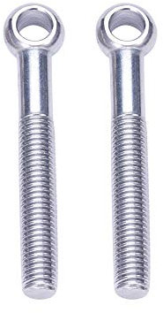 Ringösenschraube, M10 x 80 mm, 304 Edelstahl, Maschinenschulter-Hebeösenschraube, metrisches Gewinde, 2 Stück(M14*100)