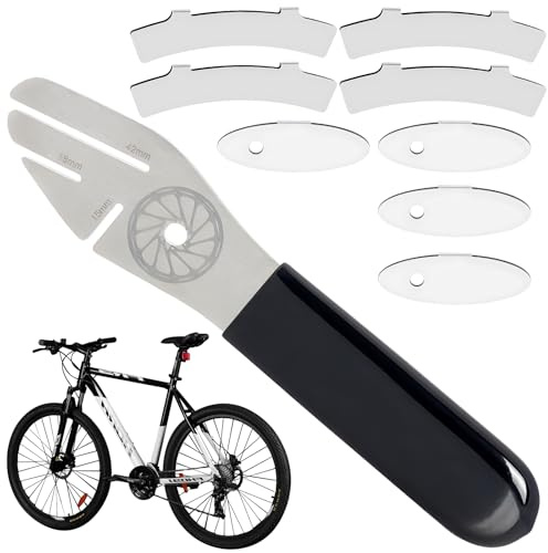 Wohlstand Scheibenbremse Fahrrad,9 Stück bremsscheiben richtwerkzeug,Bremskolbenrücksteller Fahrrad,scheibenbremse Fahrrad,bremsscheiben Fahrrad,mit 8 scheibenbremse abstandshalter