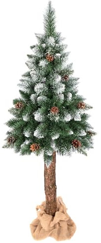 Künstlicher Weihnachtsbaum Diamantkiefer am Stamm PVC (120cm)