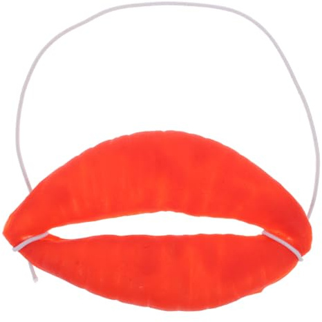 ibasenice Halloween Wurstmund Spielzeug Rote Lippen Requisiten Für Karneval Tanzpartys Und Festival Dekoration 10X5X3Cm Lustiges Kostümzubehör