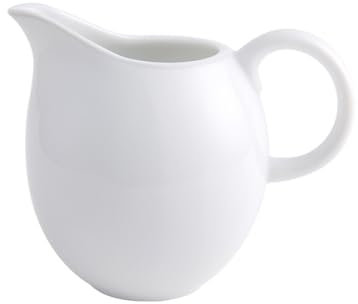 tarro de crema de cerámica Salsera blanca con asa, de porcelana, for salsas y ensaladas Salsera de jugo de carne(200ml)