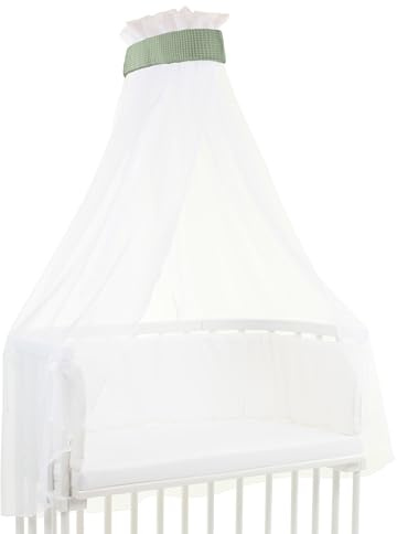 babybay Himmel Waffelpiqué mit Band passend für alle Modelle bis 96 cm Länge, jadegrün