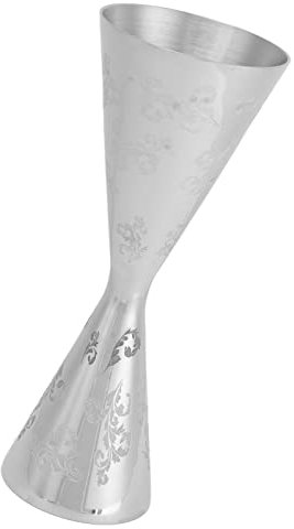 Jigger para Bartending, 30ml 60ml doble cóctel Jigger Acero inoxidable doble Jigger medida Jigger bar Jigger bares taza (60 ml 90 ml)