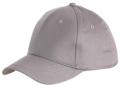 Wayfadacc Magnetische Pferdeschwanz-Kappen für einfaches Tragen, atmungsaktive Baumwolle, verstellbare Baseballmütze für langhaarige Frauen, Sport und Fitness, Grau, grau, 30*20*9cm