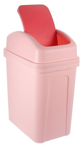 MUELODSIC Cubo Basura Cocina Grande Capacidad Con Tapa De Presión y Diseño Compacto Bote Basura Colgante Para Baño y Sala Papelera Plástica Para Hogares y Oficinas