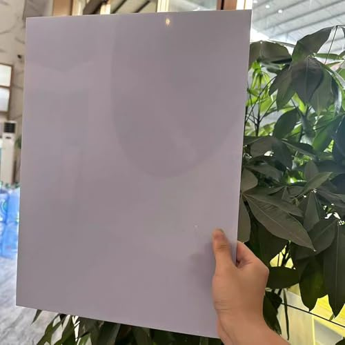 1.2mm Thick Clear Plastic Sheet, Polycarbonate Panels, Cuts Easily, Pergola Roofing Canopy Cover, for Carports, Sunrooms, Greenhouses(4x8ft)(White)
