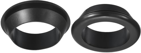 TA-VIGOR 2Pcs Rubber Grommets, 60mm ID 50mm Drill Hole Double Sided Hollow Wire Gasket Plug, Electrical Cable Hole Protectors for Office, Home, Automotive
