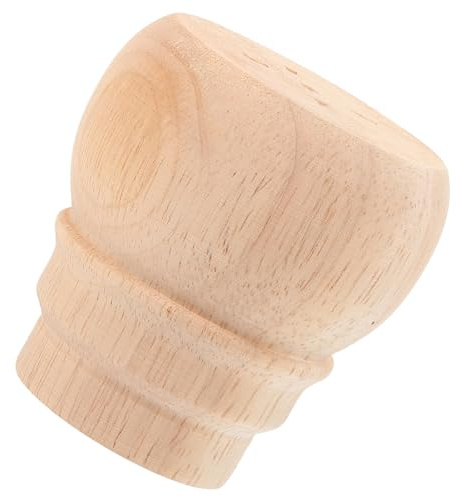 BAZEITFLOW Solid Wood Furniture Legs 8X8Cm Unpainted Sofa Cabinet Table Feet Replacement Legs for Living Room TV Stand and Bed Support