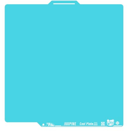 Plateforme d'impression OMG PEI lisse avec code QR, pour imprimantes 3D en bambou 257 x 257 mm, excellente adhérence pour lit en bambou P2S/P1P/P1S/A1/X1E/X1.