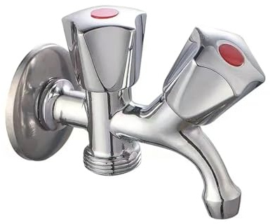 CYBSFKJ Grifo multifuncional de doble uso for cuarto de ducha: distribuidor de agua de una entrada y dos salidas