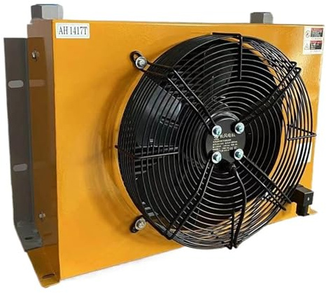 AH1417T Luftgekühlter Ölkühler 90 W Hydrauliköl Technik Fahrzeug modifizieren Auto Kühle Wärmeableitung 150 l/min Ersatz(AH1417 380V)