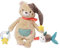 Fehn 060195 Activity-Bär – Motorikspielzeug zum Aufhängen – Für Babys und Kleinkinder ab 0+ Monaten – Maße: 28 cm