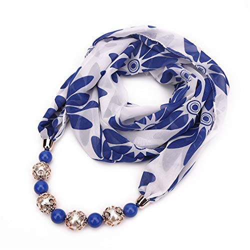 Bead Anhänger Schal Charm Ethno Style Infinity Schals Damen Schal Halskett