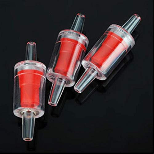 Hotaden 2pcs One Way Check Valves for Aquarium Air Pump Aquarium Co2 System Diffuser Air Pump 45mm*15mm*4mm