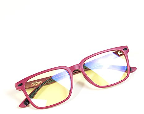 Numskull eSports Pink Children's Uv and Blue Light Blocking Glasses - Anti Glare, Anti Fatigue eye protection for Computer and Video Games
