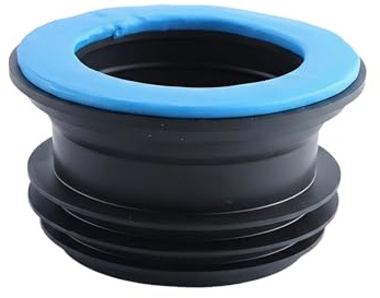 Bamboopack Better Than Wax Toilet Seal Ring Thicken Wax-Free Toilet Bowl Gasket Flange Rubber Rings for Isolating Odor Leak Proof Black