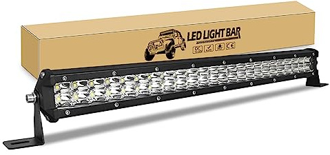 RIGIDON Led Arbeitsscheinwerfer 20 Zoll 50 cm 144W Spot Offroad Beleuchtung | 12V 24V Offroad Scheinwerfer, Wasserdicht LichtBalken für Auto Traktor SUV UTV ATV LKW Fahrzeuge 6000K Weiß Nebelscheinwerfer