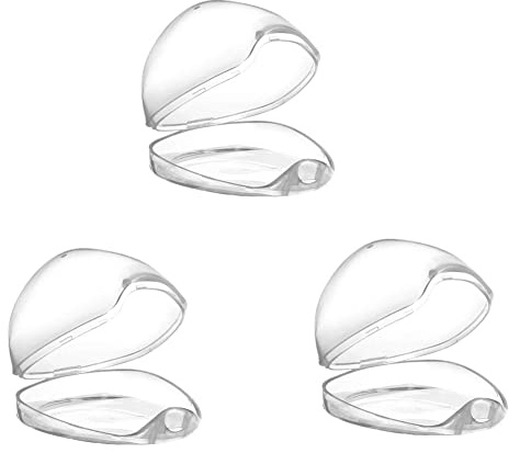 Baby Transparent Schnullerbox, Schnullerbox Tragbar, Bibs Schnulleraufbewahrung Box, Schnullerdose, Aufbewahrungsbox Für Bibs Schnuller, Schnuller Vorratsbehälter-Transparent PP Tragbare Staubdicht