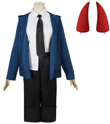 Zhongkaihua Power Chainsaw Man Cosplay Costume Uniform Jacket Power Cosplay Outfit Halloween Carnival Party