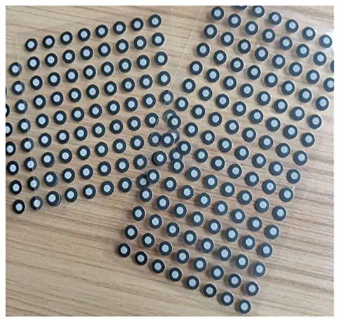 YQVEOT Markierungspunkte zum Scannen 1000-Punkte-3D-Handscanner mit stark reflektierenden Markierungspunkten für 3D-Scanner(3 * 6mm)