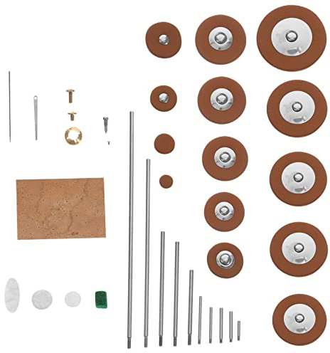 Altsaxophon Reparaturset 1 Satz Schalllochpolster Schrauben | Kunststoff Metall Leder, Ersatzteile für Werkstätten und Selbstgemacht, Leicht zu Wechseln