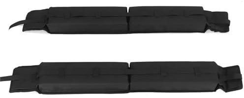 SIMICASE Dachgepäckträger Auto Autodach Soft Rack Schwarz 600D Querstangen Kajakhalter Gepäckträger Relingträger