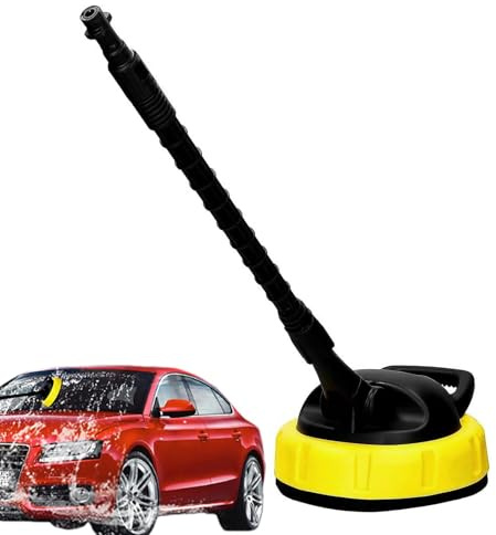 Nettoyeur à pression, nettoyeur à pression, outils de nettoyage de terrasse avec adaptateur, nettoyant exfoliant portable pour l'extérieur, allées, trottoirs, yards