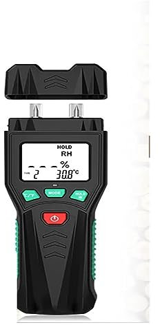 Misuratore di Umidità, FY886 Misuratore di umidità digitale for legno Due pin 7 Categorie Materiali Tester di umidità Rilevatore di umidità for legname Misuratore di umidità per legna da ardere, legna