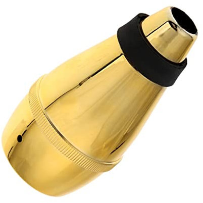 AKOOSY Dämpfer Für Trompete Aus Kunststoff in Gold Üben Mit Gedämpftem Klang Einfaches Ausziehen