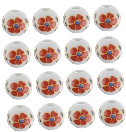 Artibetter 50pezzi Perline Decorative Perline Sparse Per Fai Da Te Accessori Per Gioielli Regali e Altri Lavoretti Materiale Sicuro e Bello Forma Stile Chic