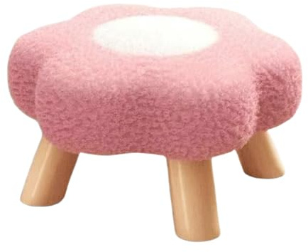 LearnLyrics Flower Stool for Desk - Modern Ottoman | Footrest Stool | for Living Room Nursery College Playroom Entryway Sofa Under Desk Apartment Porch Indoor Dorm