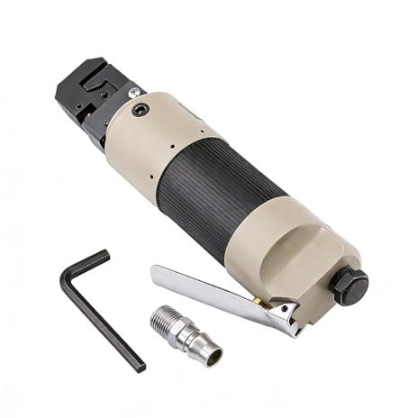 Absetzzange Karosserie Stempel-Ø 5 mm 2 in 1 Druckluft Lochzange Absetzzange Falzzange KFZ Karosserie Blech Falz Zange für Blech KFZ Auto Reparatur