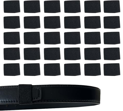 Supporto per passanti per pantaloni, 30 pezzi, elastico, nylon, portatile, supporto per cintura e cinghie per pantaloni, per escursioni, campeggio, arrampicata, sport, attività all'aperto, viaggi