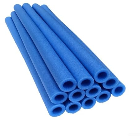Confezione da 12 cuscinetti protettivi in schiuma blu, 40 cm, imbottiture di sicurezza per attrezzature da gioco da giardino, coperture morbide resistenti alle intemperie per prevenire lesioni