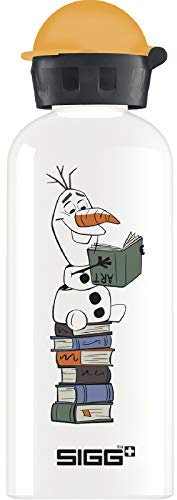 SIGG Olaf II Kinder Trinkflasche (0.6 L), schadstofffreie Kinderflasche mit auslaufsicherem Deckel, federleichte Trinkflasche aus Aluminium