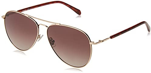 Fossil Fos 3102/g/s 01Q/HA GOLD BROWN Sunglasses Women's Steel, Standard, 58
