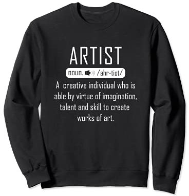 Definición De Artista Pintor Pintura Arte Palett Pincel Sudadera