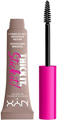 NYX PROFESSIONAL MAKEUP Thick It Stick It Thickening Brow Mascara, Eyebrow Gel - Cool Blonde