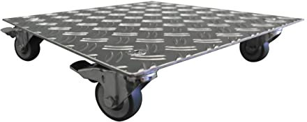 Pflanzenroller AluGrip-PK bis 400kg speziell für Pflanzkübel Kübel Cube Quadrat + rechteckig (340x340mm-200kg)