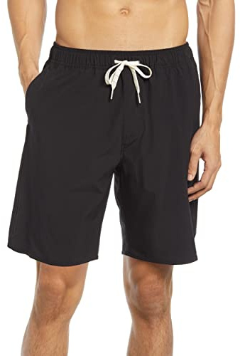 LYRIKER Schnelltrocknende Pro Badeshorts mit Mesh-Innenslip & Taschen, Wasserabweisende Herren Badehose Lang Boardshorts Sport Shorts