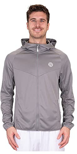 BIDI BADU Herren Crew Hood Jacket - Grey