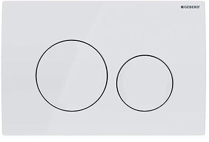 Geberit - Delta20 Betätigungsplatte Doppeltaste, alpinweiß (115.127.11.1) - 115.127.11.1