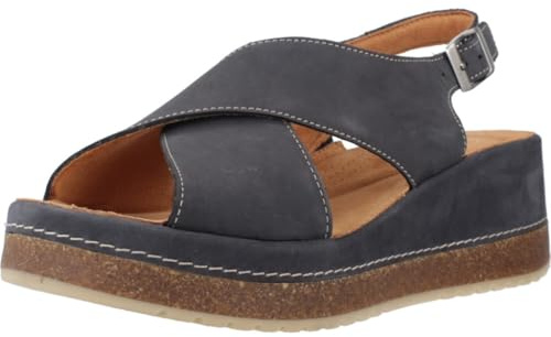 Clarks Kassanda Step Womens Navy Nubuck, 6