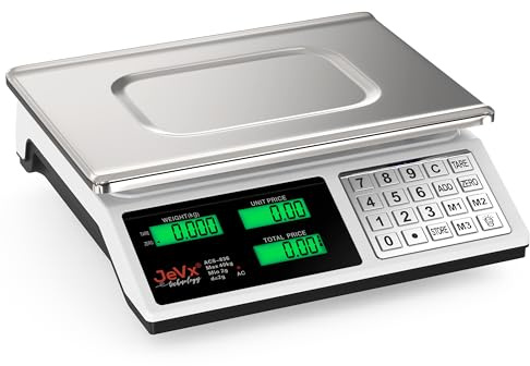JEVX Basculas Comerciales - Balanza Digital Profesional