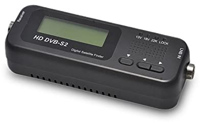 Misuratore di ricerca satellitare, Sathero SH-100HD DVB-S2 Cercatore satellitare digitale ad alta definizione Misuratori satellitari portatili Programmi Sat gratuiti per regolare l'antenna parabolica