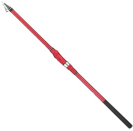 CHURICH-E Angelrute, Carbon Rock Angelrute Ultraleichte, ultraharte, tragbare Karpfenrute, Teleskop-Angelrute for das Meer, Surf- und Drehrute,Für viele Gewässer geeignet(6.0m)