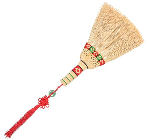 Yardenfun Handmade Woven Corn Broom Small Bed Sweeping Brush 29cm Natural Fiber Manual Cleaning Tool for Bedroom Sofa and Carpet Use